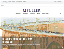 Tablet Screenshot of fuller.edu